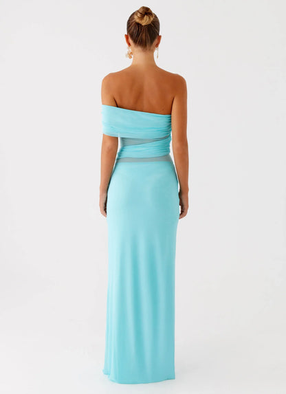 Lumi Maxi Dress Turquoise