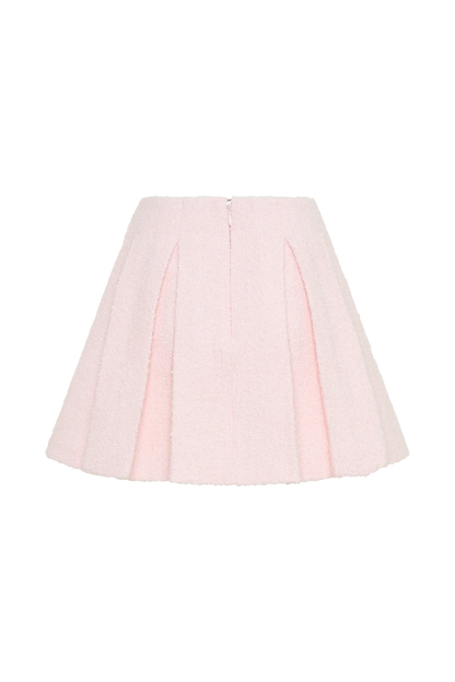 Cleo Boucle Mini Skirt Powder Pink