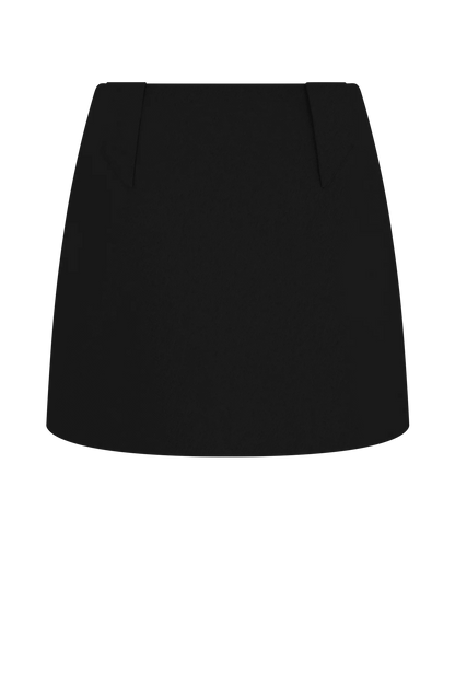 Gina Suiting Mini Skirt Black