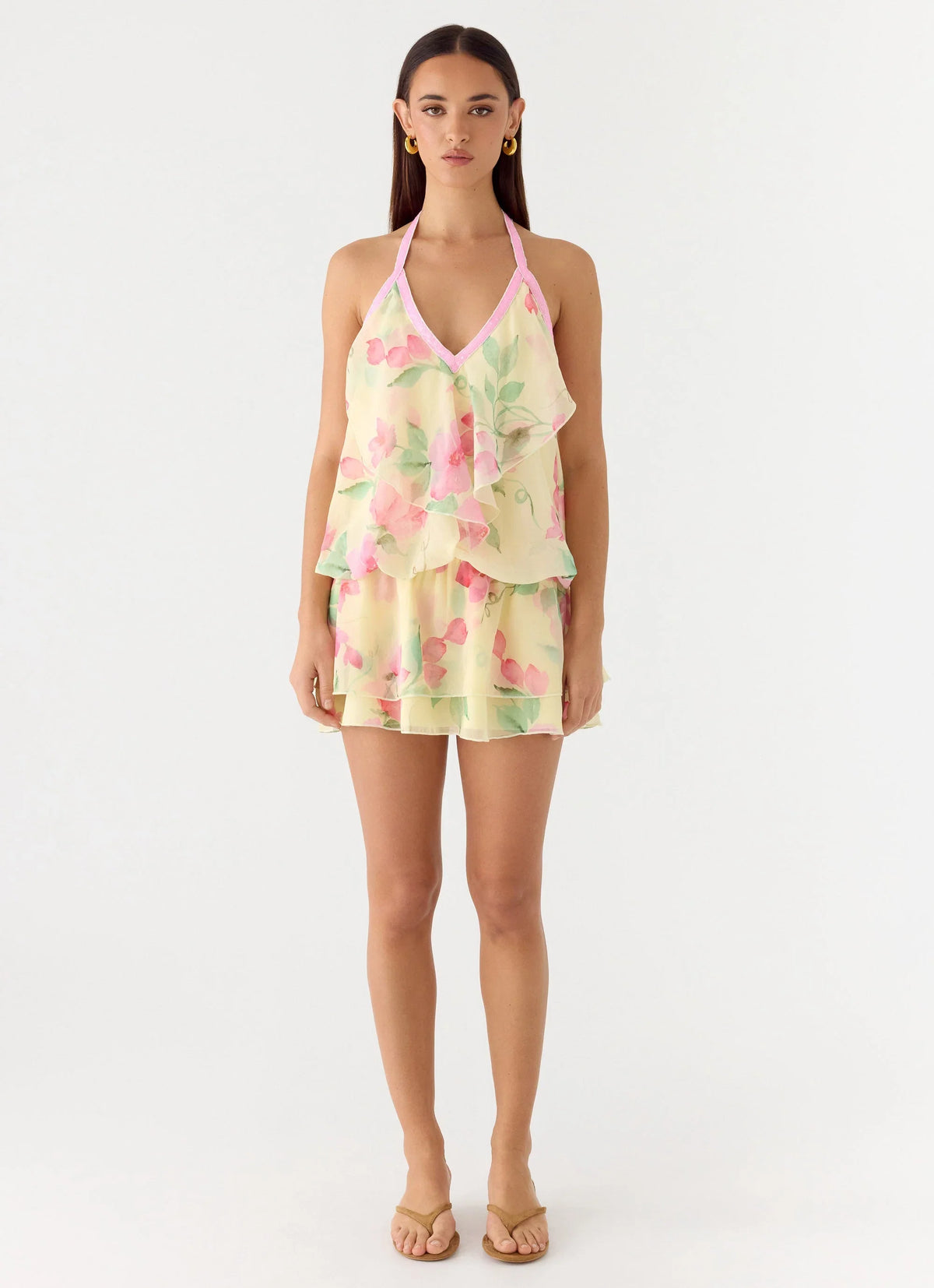 Read Your Mind Mini Dress Lemon Soleil