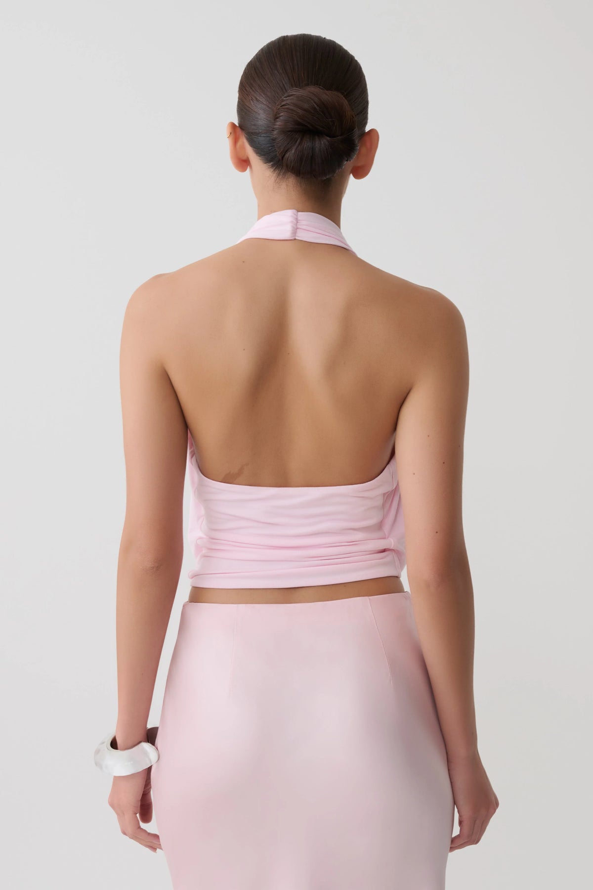 Huyen Cowl Front Modal Top Ballet Pink