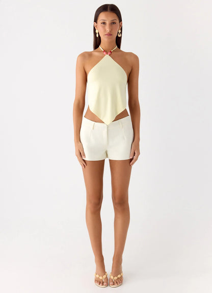Viona Halter Top Yellow