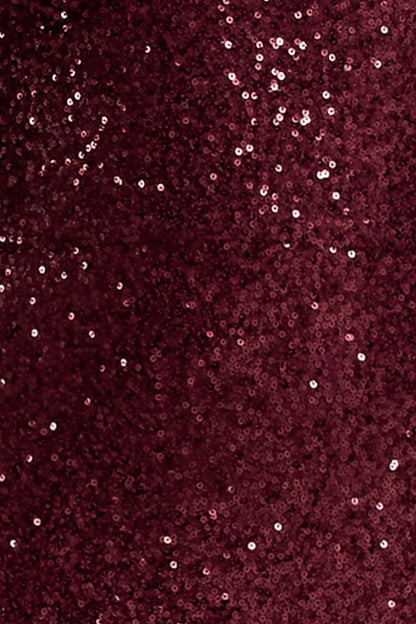 Kaelin Berry Sequin Plunge Neck Maxi Dress