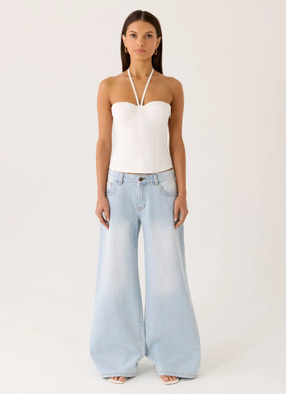 Jayne Top White