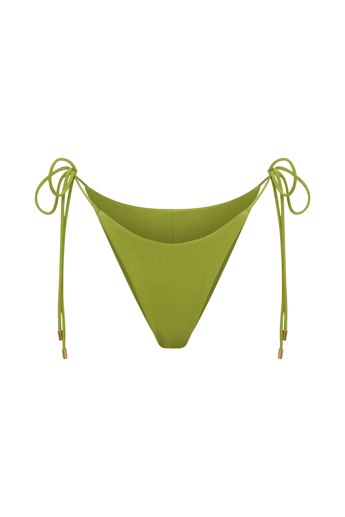 Blossom Side Tie Bikini Bottom Green