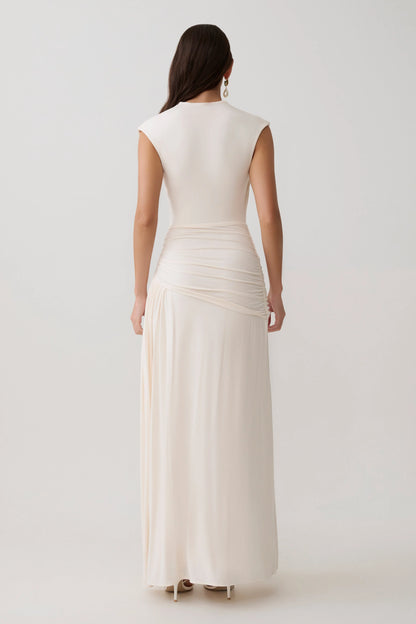 Winslow Cross Over Modal Maxi Dress Ivory