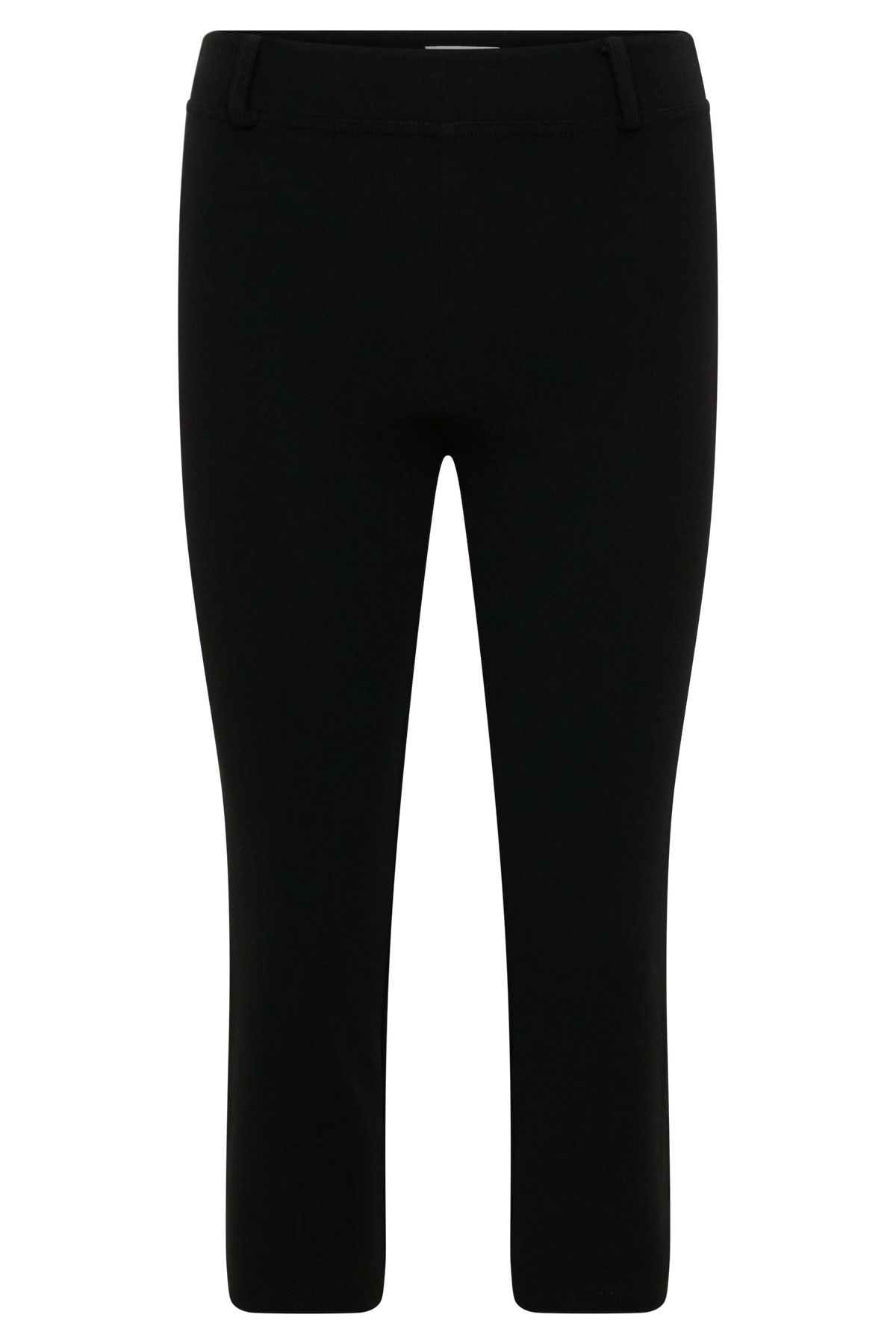 Blanca Stretch Crepe Capri Pants Black