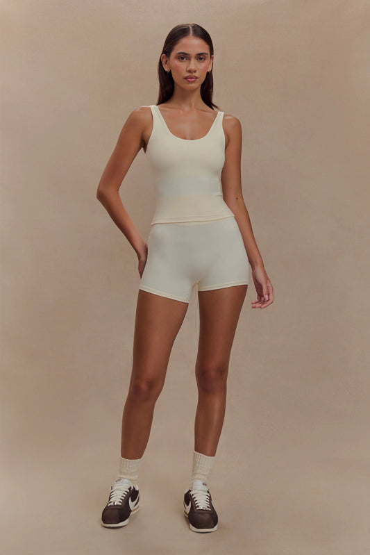 Orion Active Bike Shorts Ivory