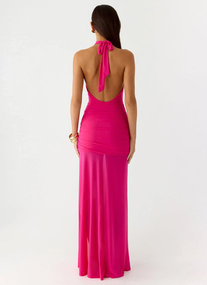 Island Muse Dress Fuchsia