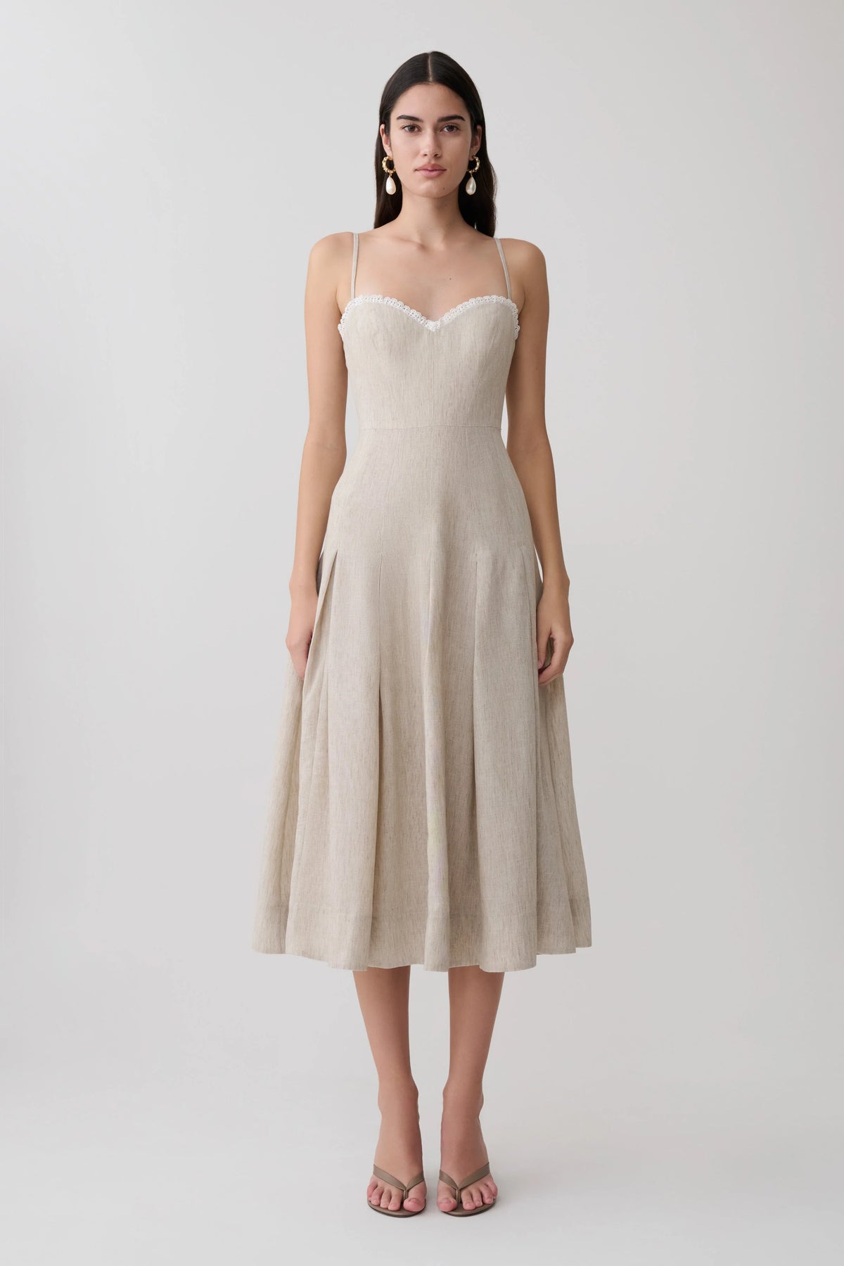Taylor Midi Dress Natural