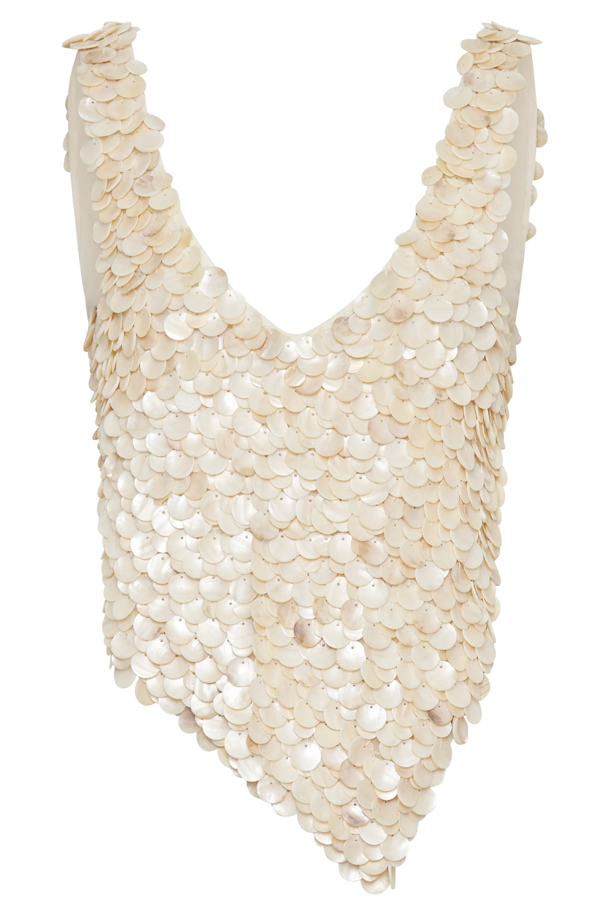 Willow Mother Of Pearl Halter Top Pearl