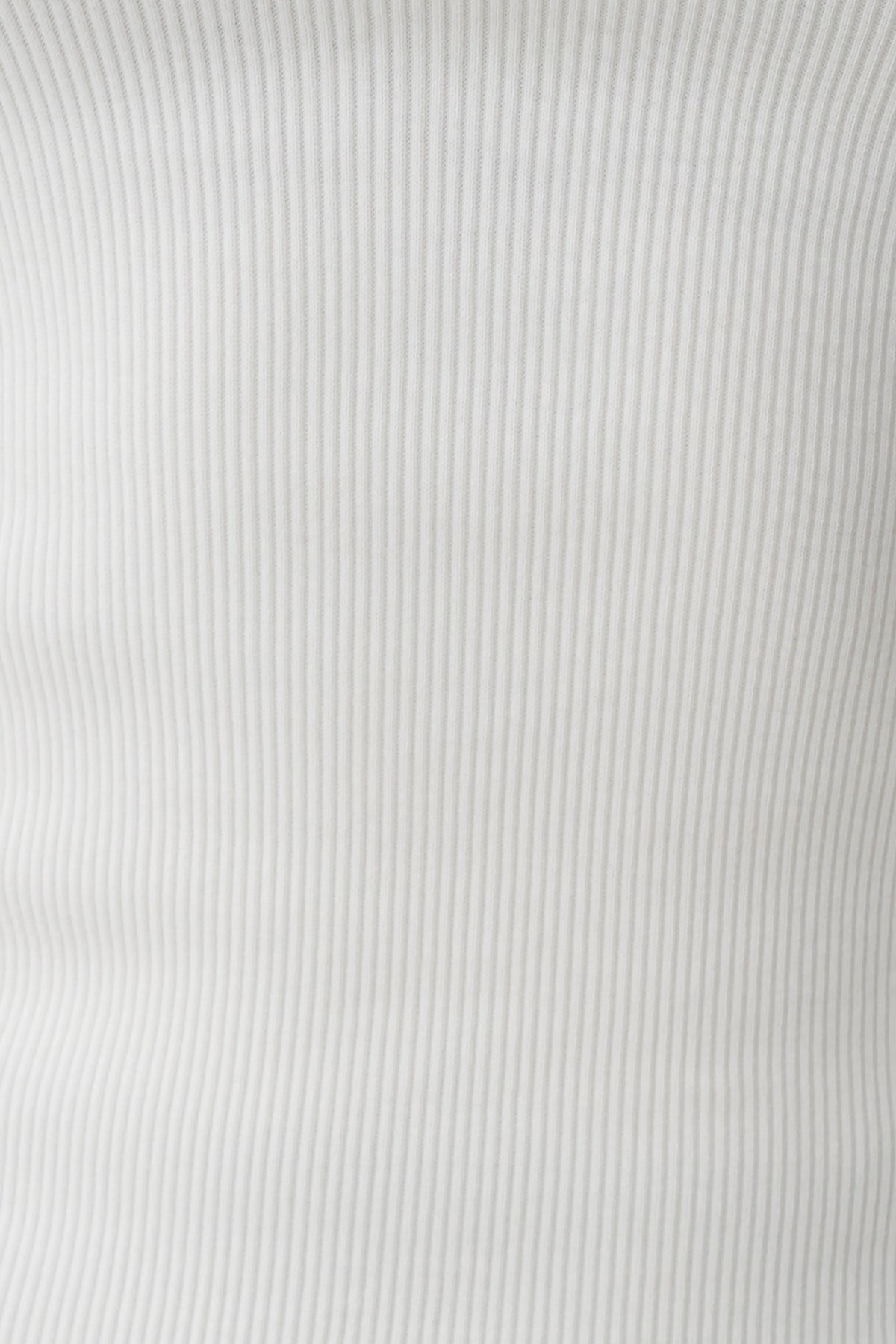 Aisling Ribbed Square Neck Sleeveless Top Ivory