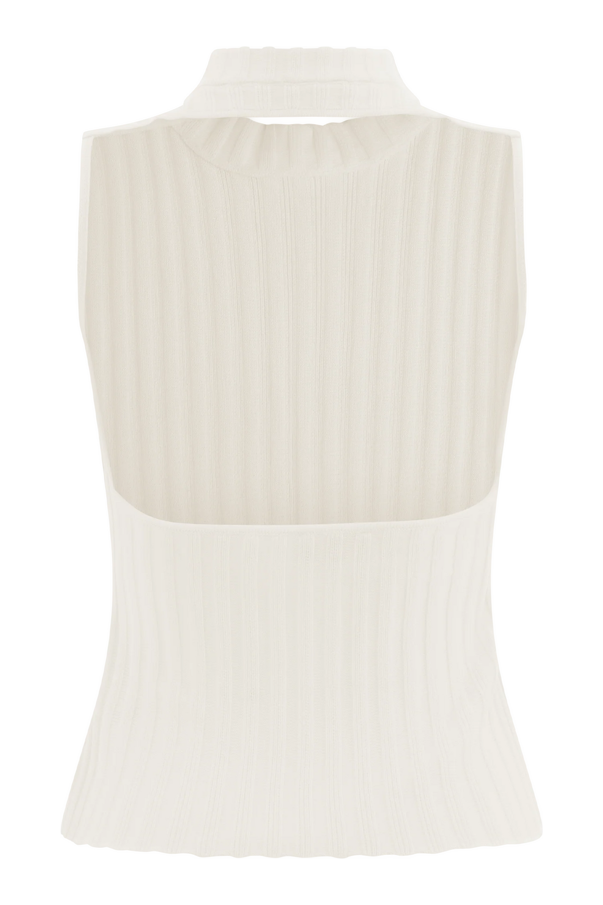 Oona Turtle Neck Knit Top Ivory