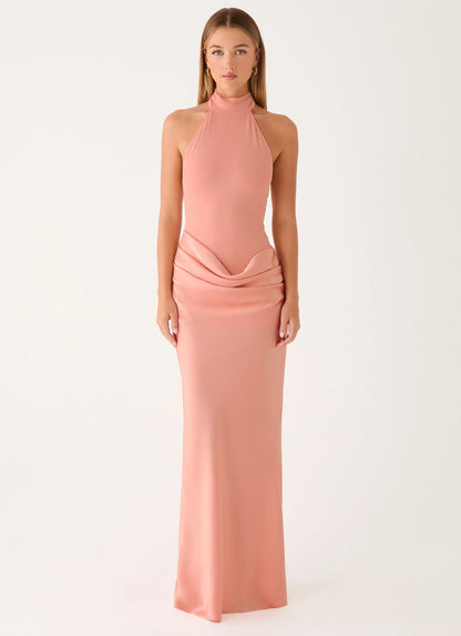 Kiyah Maxi Dress Peach