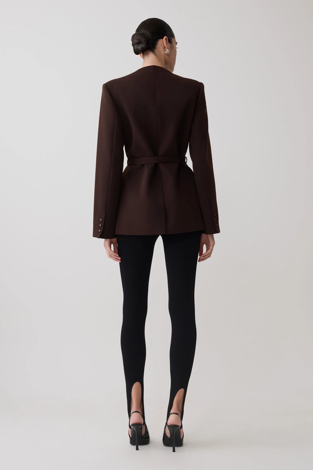 Valerie Stirrup Leggings Black