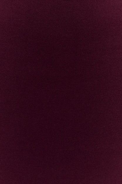 Miles Knit Maxi Skirt Plum