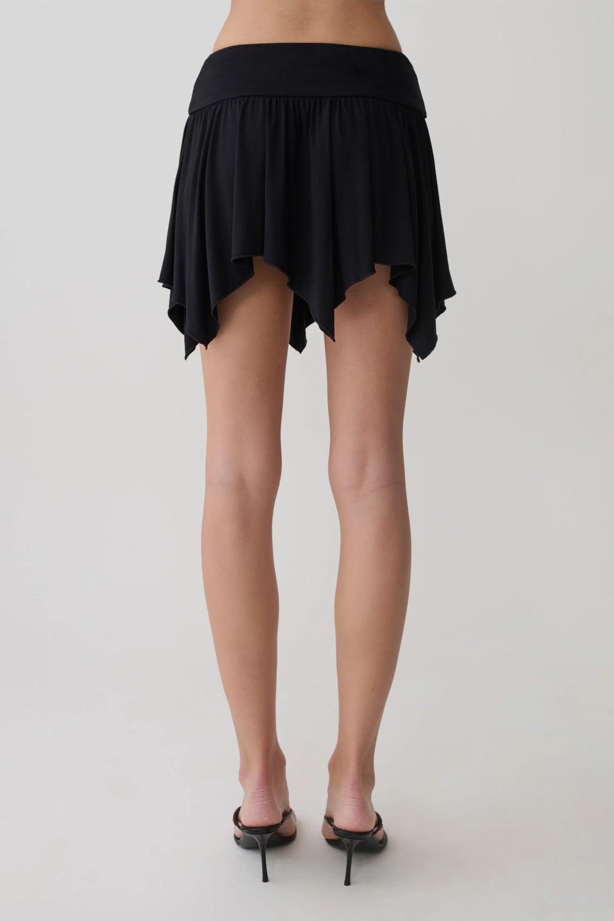 Ambrose Hankie Mini Skirt Black