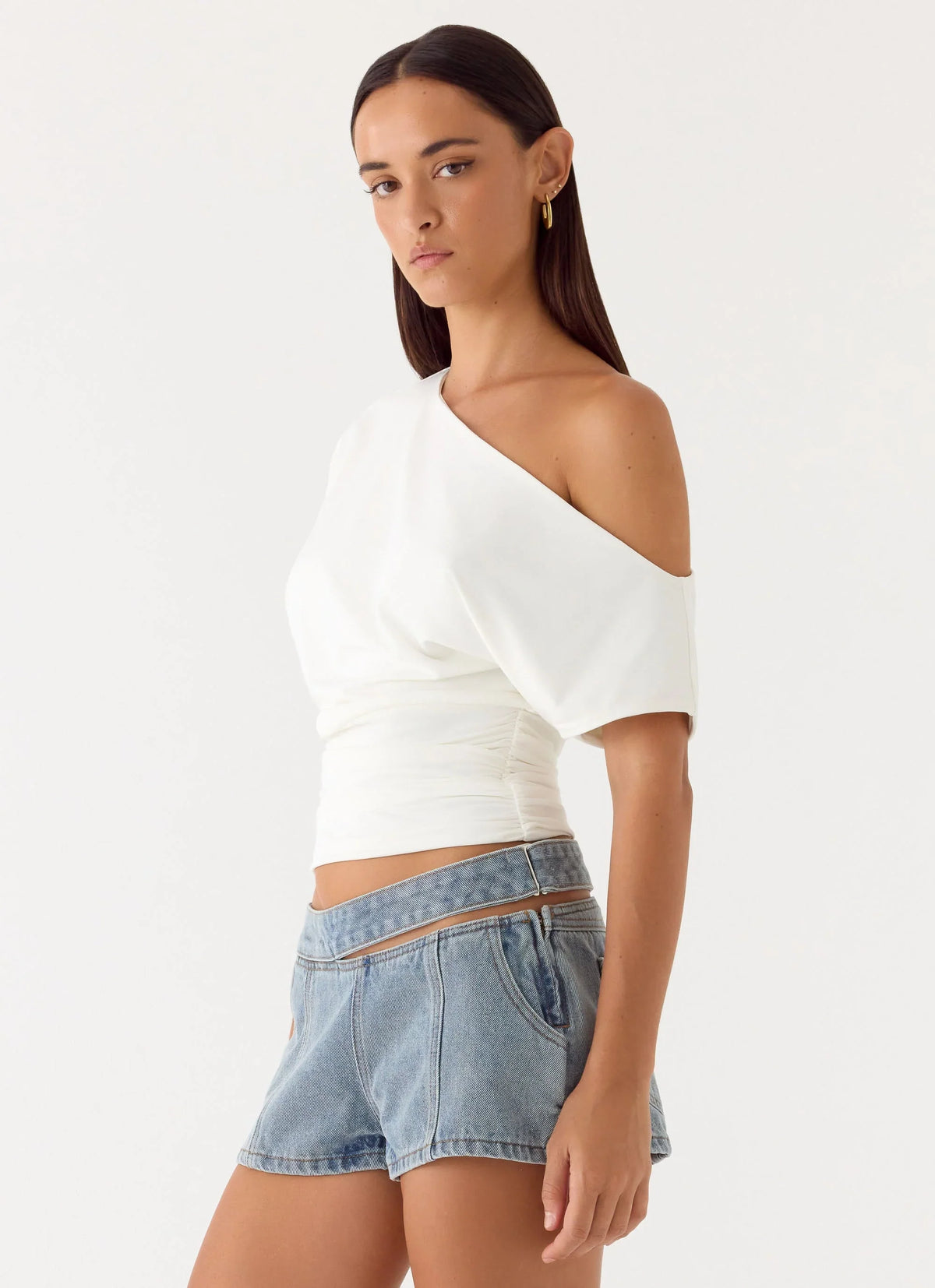 Janni Off Shoulder Top White