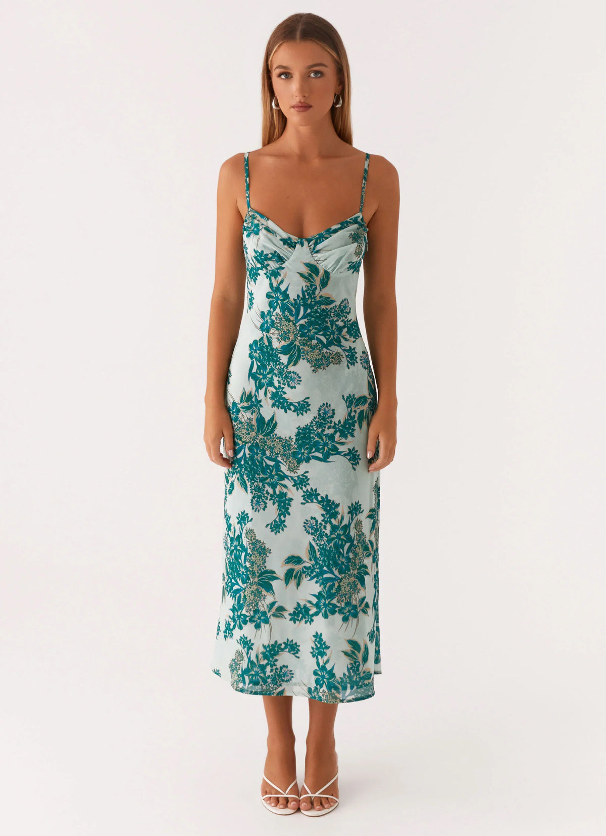 Love Song Midi Dress Cloud Nine Floral