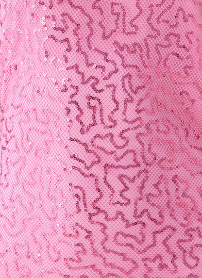 Lorenz Sequin Maxi Dress Pink