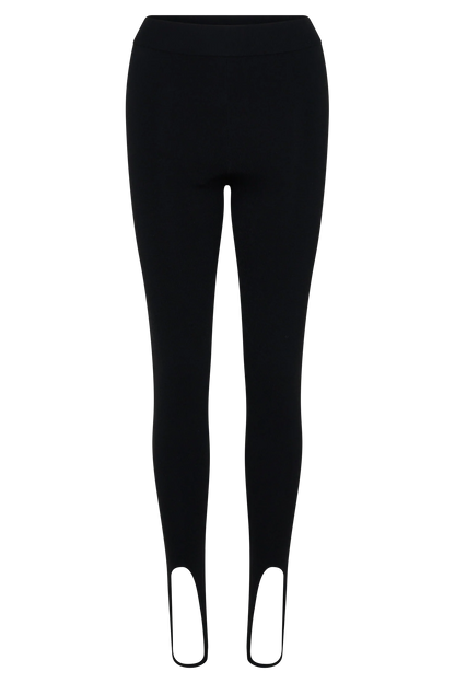 Valerie Stirrup Leggings Black