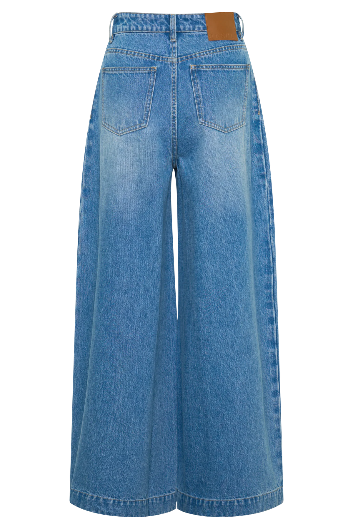 Bobby Oversized Jean With Front Pleat Summer Blue