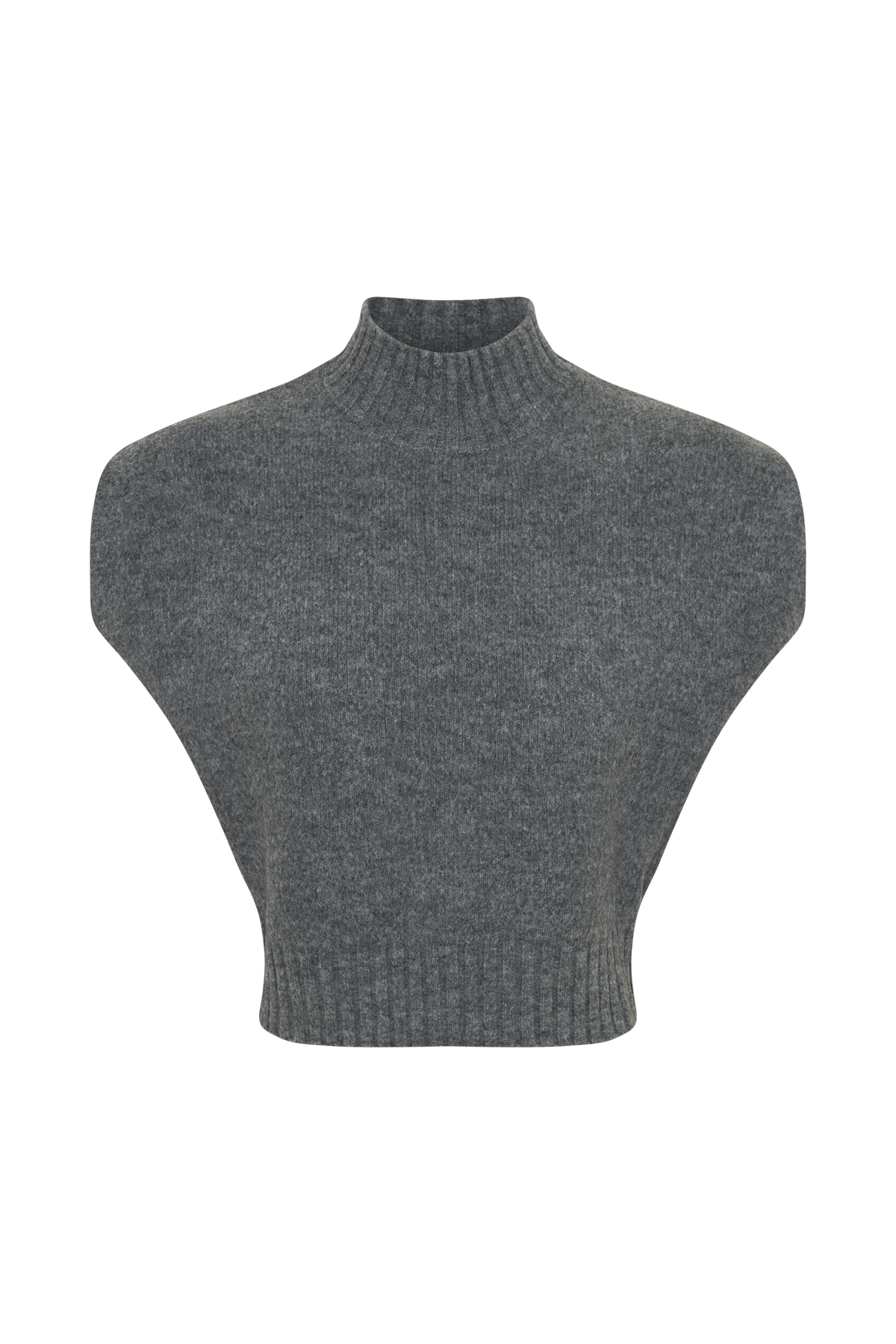 Niko Knit Oversized Top Charcoal