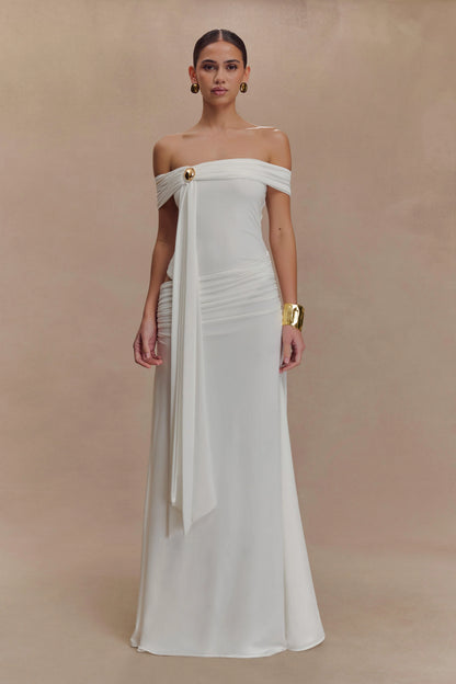 Oliver Slinky Maxi Dress White