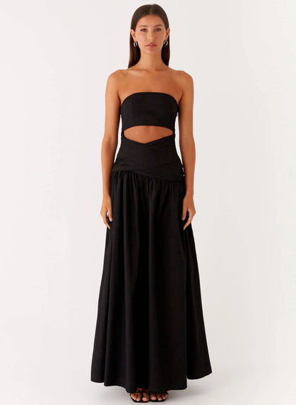 Lumen Maxi Dress Black