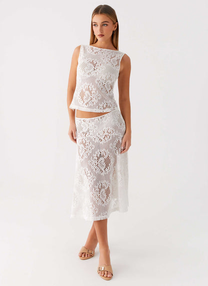 Virelle Lace Top Ivory