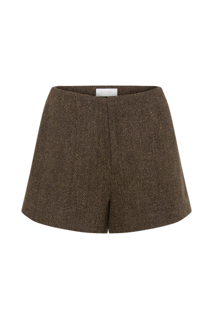 Romy Suiting Short Herringbone