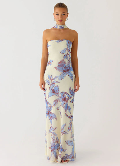 Under The Pagoda Maxi Dress Violet Blossom