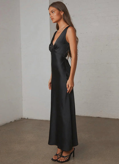 Loren Midi Dress Black