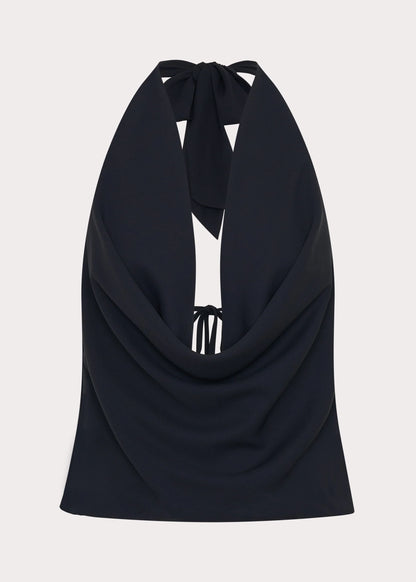 Charli Cowl Top Black