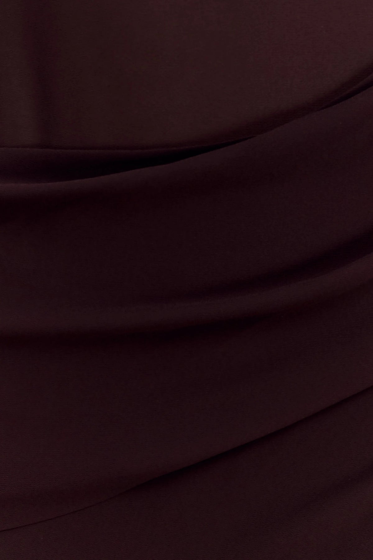 Kirsten Off Shoulder Chiffon Maxi Dress Cacao Brown