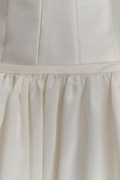 Carol Taffeta Maxi Gown Ivory