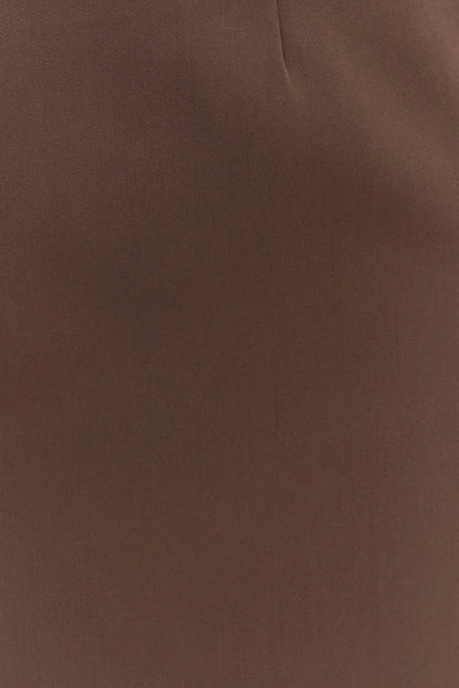 Effy Suiting Mini Skirt Cacao Brown
