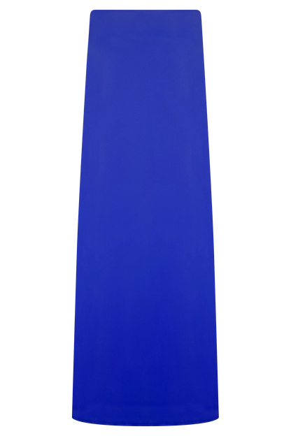 Katalina Chiffon Maxi Skirt Cobalt Blue