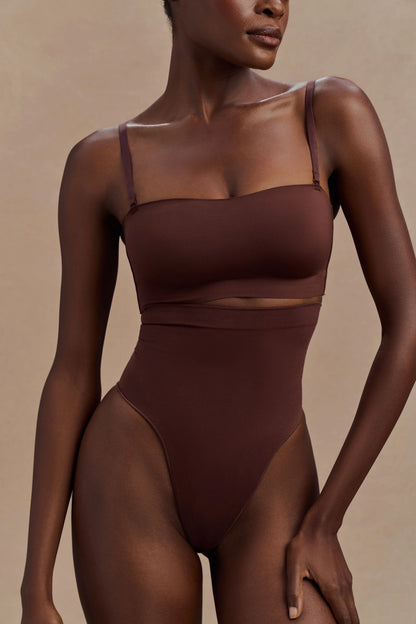 Joanna Strapless Shapewear Bra Espresso