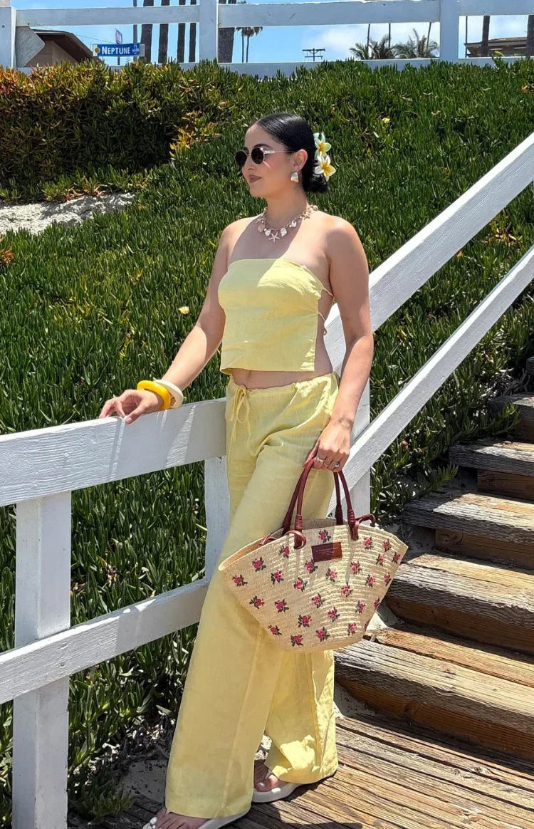 Vienna Yellow Pants