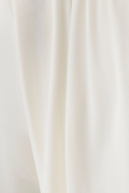 Ren Cowl Long Sleeve Slinky Bodysuit Ivory