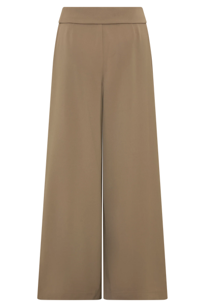 Tanya Wide Leg Suiting Pants Camel