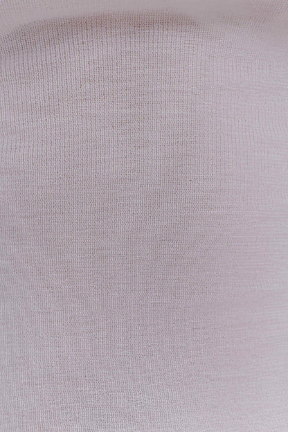 Paedyn Merino Wool Ribbed Long Sleeve Top Ivory