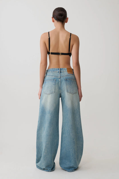 Kels Micro Triangle Bralette Black